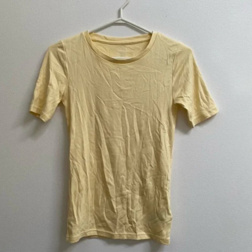 Gap Short Sleeve Tee Butter Yellow XS